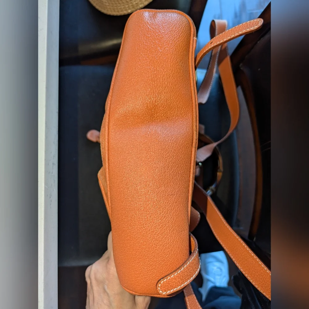 Gucci Bamboo Vintage Suede and Leather Backpack